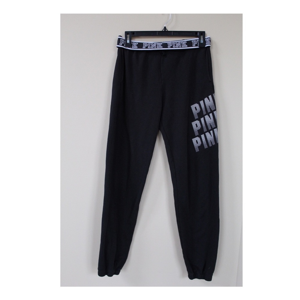 Victoria Secret Pink Black Joggers